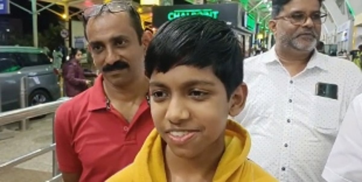 Youngest Chess International Master, Ethan Vaz, Receives Grand Welcome Upon Return from Budapest