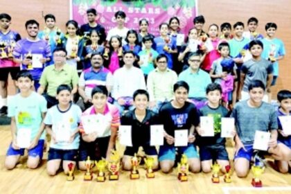 Yousuf, Sufiya bag triple crowns in badminton