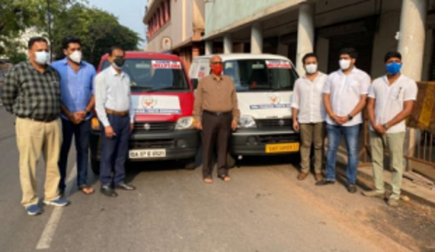 Youth Cong launches vehicles to pick-up COVID patients