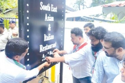 Youth Congress attempts to seal restaurant owned by Irani’s family in Assagao