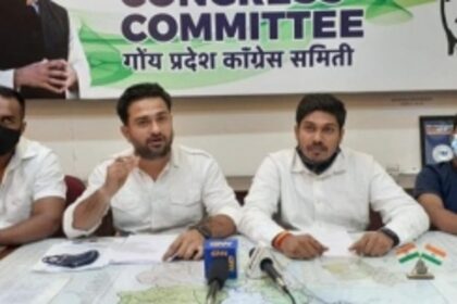 Youth Congress slams BJP for displaying party banners at Anjuna PS, Electricity Dept