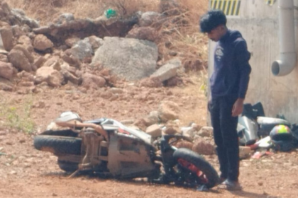 Youth Injured in Self-Accident Near Dhargal Ayush Hospital, Locals Blame Poor Road Conditions