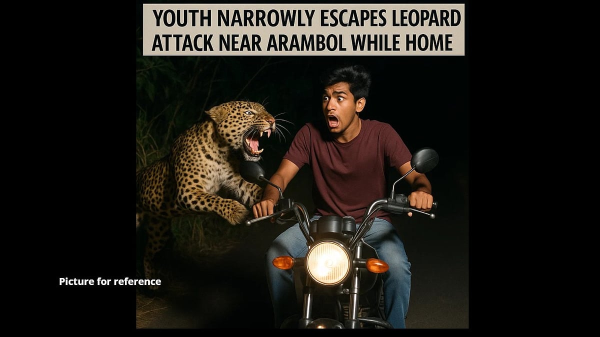 Youth Narrowly Escapes Leopard Attack Near Arambol While Riding Home
