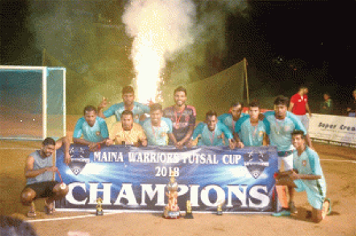Youth of Davorlim emerge futsal champs