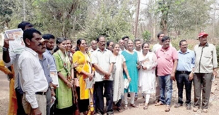 Zilla candidates in Ponda on door-to-door poll campaign