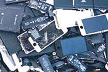 e-waste collection drive at Borda