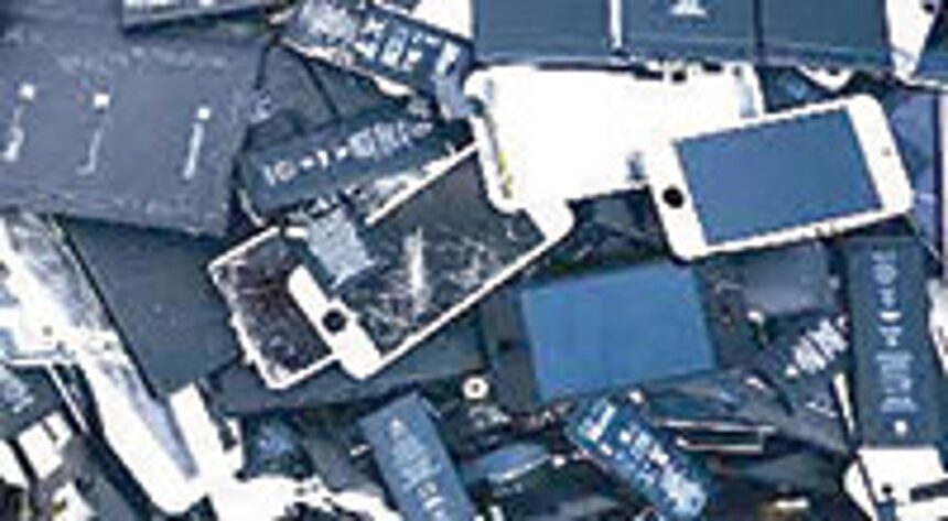 e-waste collection drive at Borda