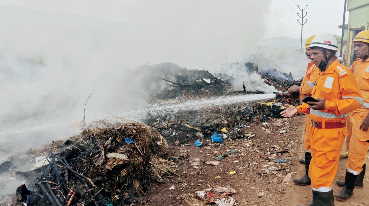 fire breaks out at Sonsoddo yet again