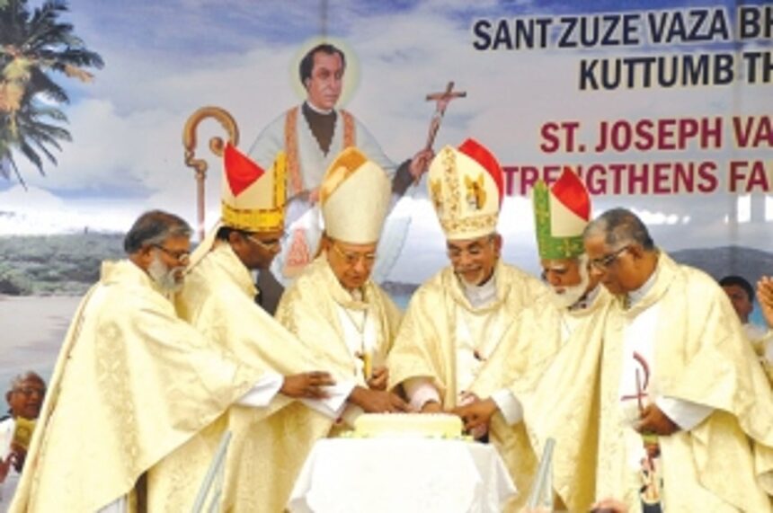 flames of faith burn at feast of St Joseph Vaz 1 flames of faith burn at feast of St Joseph Vaz