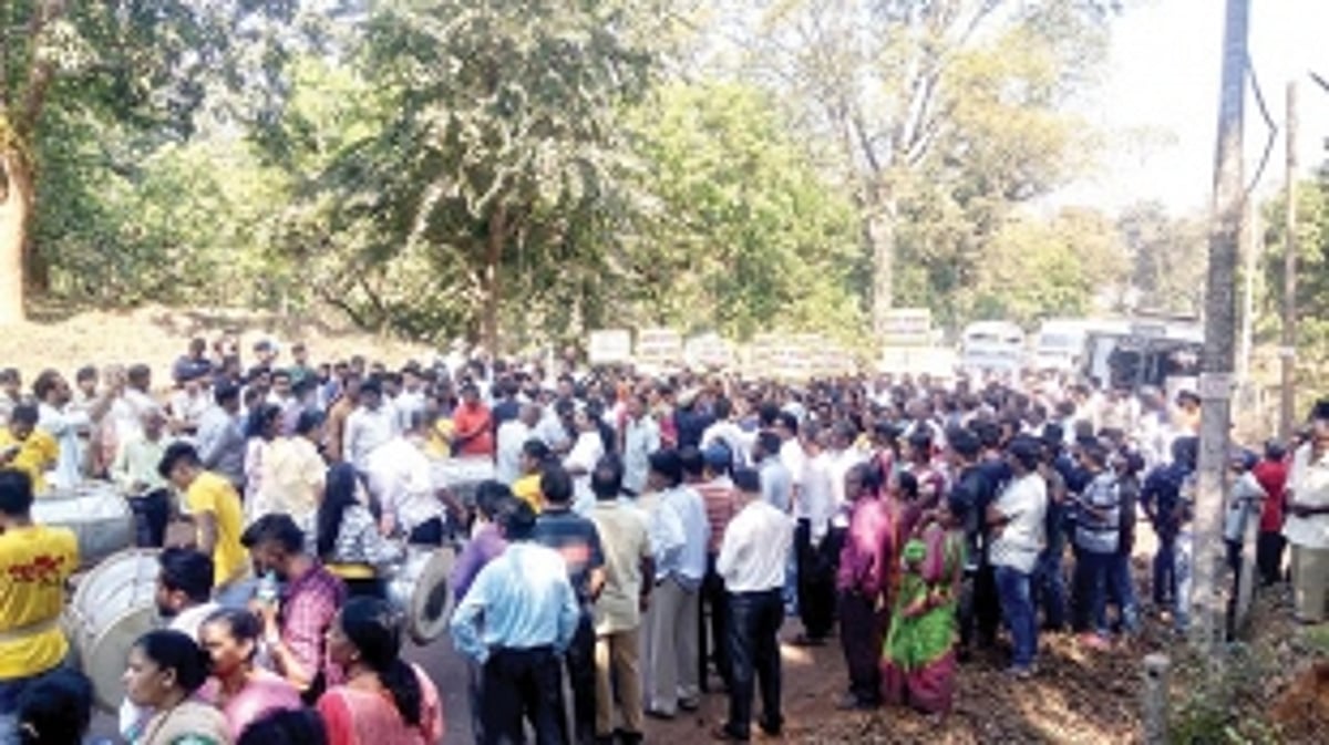 ‘Amchi Mhadei, Amkam Zai’ slogan echoes at Khandepar