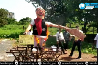 ‘Amdarchorasur’   protest at   Mapusa today