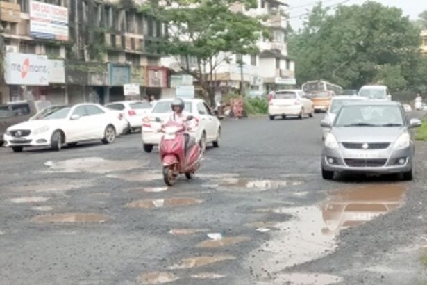 ‘Crater-ridden’ Ponda roads  are death traps for motorists!