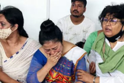 ‘Mayabini’ Fills the Air: Zubeen Garg’s Wife Garima Weeps at Final Farewell