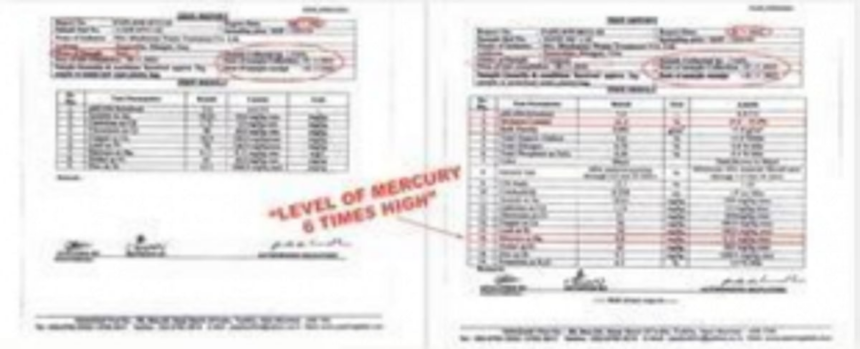 ‘Mercury content in compost sample above permissible limits’