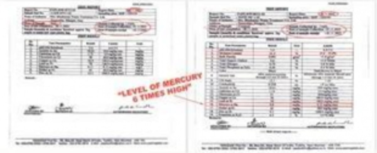 ‘Mercury content in compost sample above permissible limits’