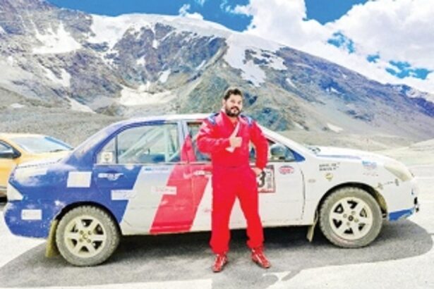 ‘NEVER GIVE UP’ spirit: Lone Goan rally driver overcomes the Himalayas