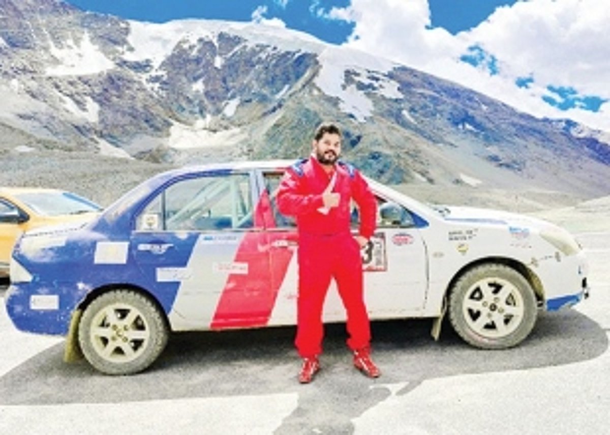 ‘NEVER GIVE UP’ spirit: Lone Goan rally driver overcomes the Himalayas