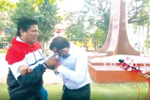‘Paint’ attack on activist opposite police HQs sparks public outrage; cops absence questioned