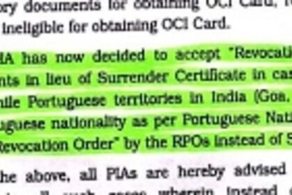 ‘Revocation order’ comes as a massive relief to Goan-origin Portuguese citizens