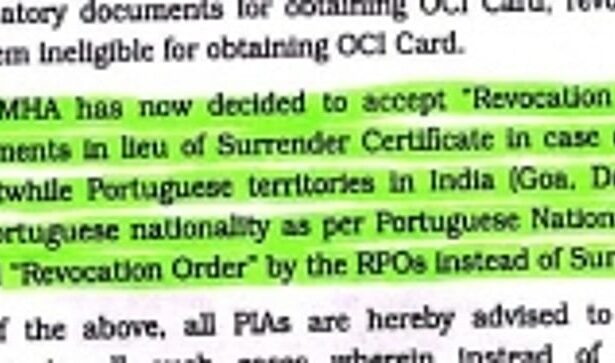 ‘Revocation order’ comes as a massive relief to Goan-origin Portuguese citizens