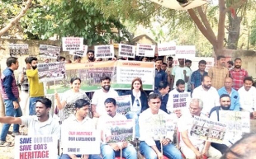 ‘Save Old Goa, Save Goa’s Heritage’: Activists stage protest at Jantar Mantar