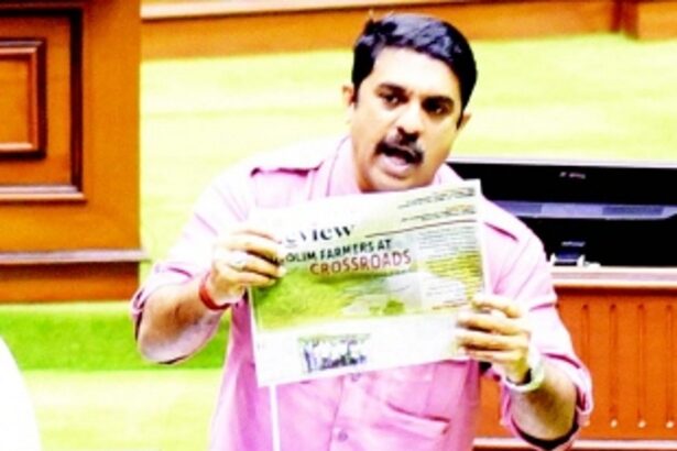 ‘See the extent of the damage done to khazans highlighted by O Heraldo reporter’ - Sardesai to the House