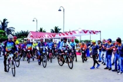‘Vorrad 4.0, 6:60’ participants take up challenge of cycling, running