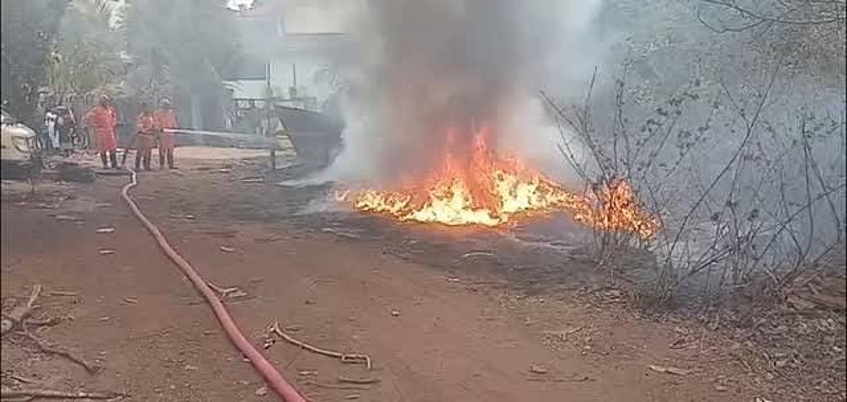 ₹1 crore worth of fibre cables damaged as fire hits Ethernet Express stockyard in Porvorim