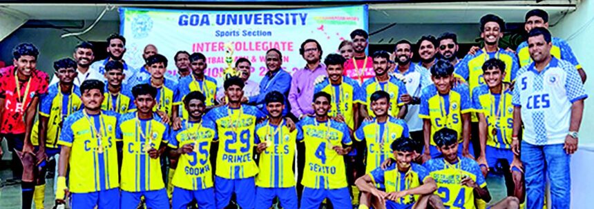 Cuncolim Educational Society College Crowned Goa University Football Champions After 3-2 Win Over Rosary College 1 13.6