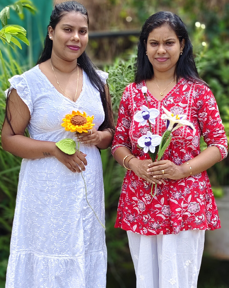 Threads of Hope: Rosamary and Juli Weave Empowerment Through Embroidery and Crochet in Aldona 1 2.1