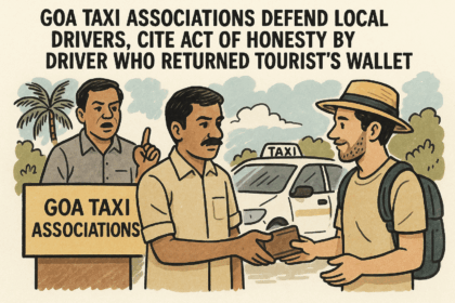 20251008 0829 Goa Taxi Driver Honesty simple compose 01k70w2tnbe069xpmygh860h8y