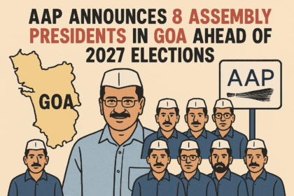 20251008 1450 AAP Goa Presidents Announced simple compose 01k71hwsmsf0zrp1zpdc9b3gq8
