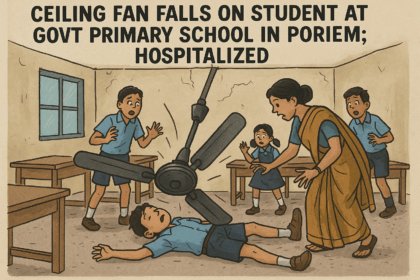 20251009 1101 Ceiling Fan Accident simple compose 01k73q5c08efd9xnzk1krmg14w