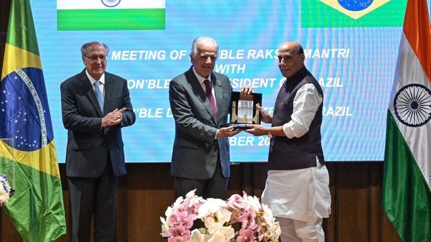 India proposes Akash missile system supply to Brazil during Rajnath Singh’s meeting with VP 1 20251015284L