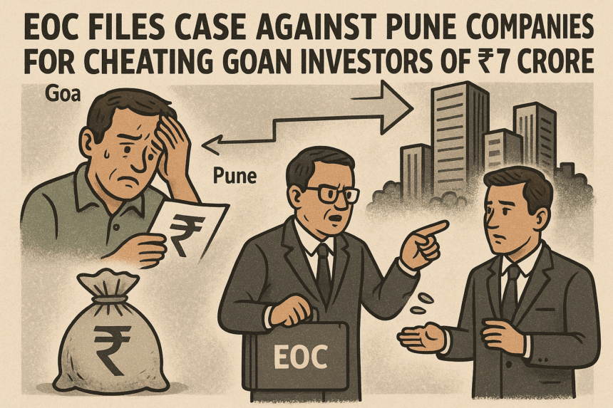 EOC Files Case Against Pune Companies for Cheating Goan Investors of ₹7 Crore 1 20251024 1113 Investment Fraud Case simple compose 01k8abthr9fv1ank3tv3x5baqe