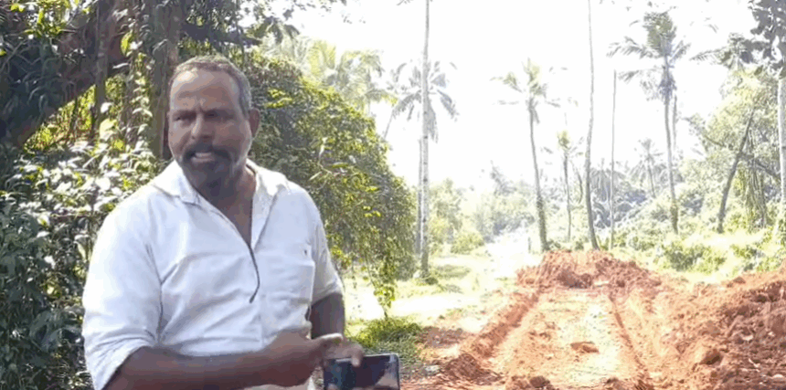 Villagers and Activists Protest Illegal Land Filling Near Benaulim Farmhouse to Protect Agricultural Land 1 Screenshot 2025 10 15 115309