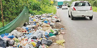 Nuvem–Arlem Bypass Turns Into Garbage Dumping Zone, Locals Outraged Over Foul Stench 1 Screenshot 2025 10 24 085239