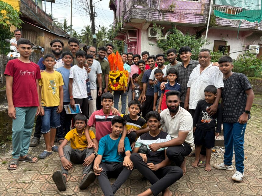 Dhade Youth Celebrate Traditional Dhedlo Festival with Devotion on Cow Padvo 1 WhatsApp Image 2025 10 22 at 1.38.55 PM