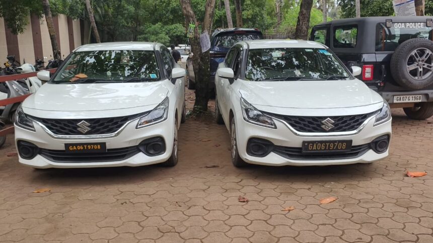 Double Trouble in Calangute: Two Identical Cars Seized for Using Same Number Plate 1 WhatsApp Image 2025 10 23 at 12.49.41 PM