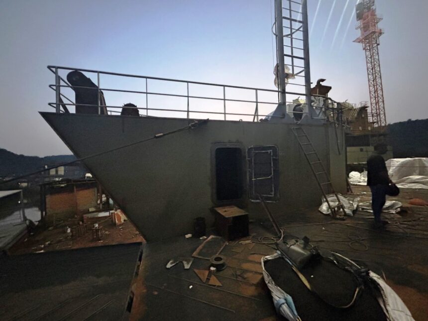 Collector awaits report as probe widens into Rassai-Loutolim shipyard blaze 1 big 138023 the vessel