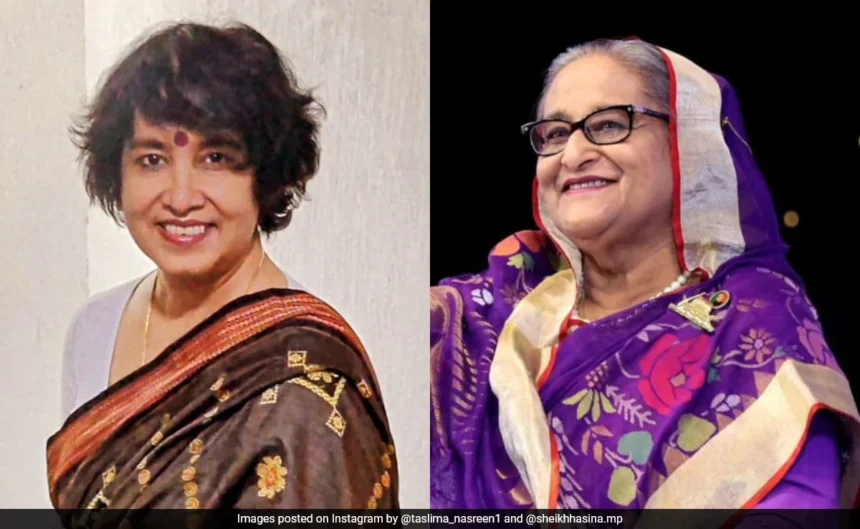 Taslima Nasreen accuses Muhammad Yunus regime of hypocrisy after Hasina’s conviction 1 10qol94 taslima nasreen sheikh hasina 625x300 06 August 24