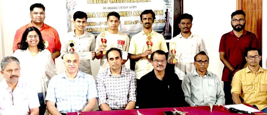 Shubham Sawaikar Wins 2nd Ponda Taluka Open Rapid Chess Tournament 2025 With Unbeaten 7.5/8 Score 1 13.4 7