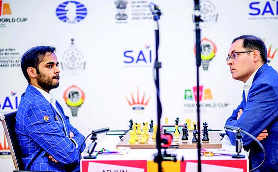 Arjun Erigaisi, Praggnanandhaa Draw; Harikrishna Reaches Tiebreaks at FIDE World Cup 2025 1 14.1 3