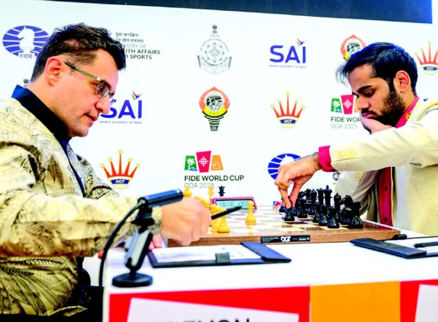 Arjun outsmarts Aronian with black to reach quarters; Harikrishna to play tie-break 1 16.1