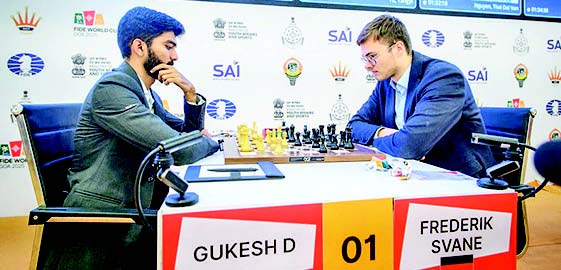 World champ Gukesh shown the door 1 18.1