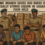 20251104 1038 Liquor Seizure in Usgao simple compose 01k96m5zzaemeb6g8rcp4fa95h