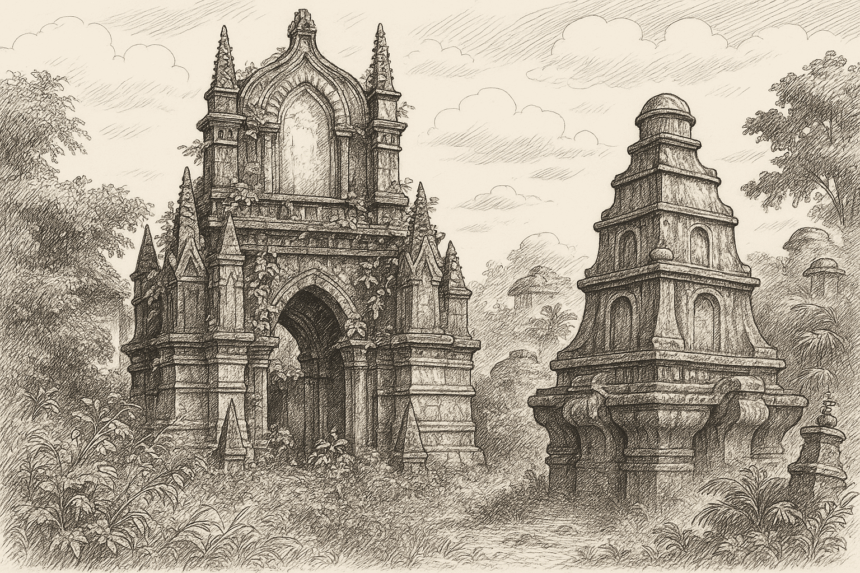 Mystery and Majesty: The Story Behind Chandor's Bragança Mausoleums 1 20251106 1418 Ancient Ruin Illustration remix 01k9c5he3efpwr1bzrsn8j4rvd 1