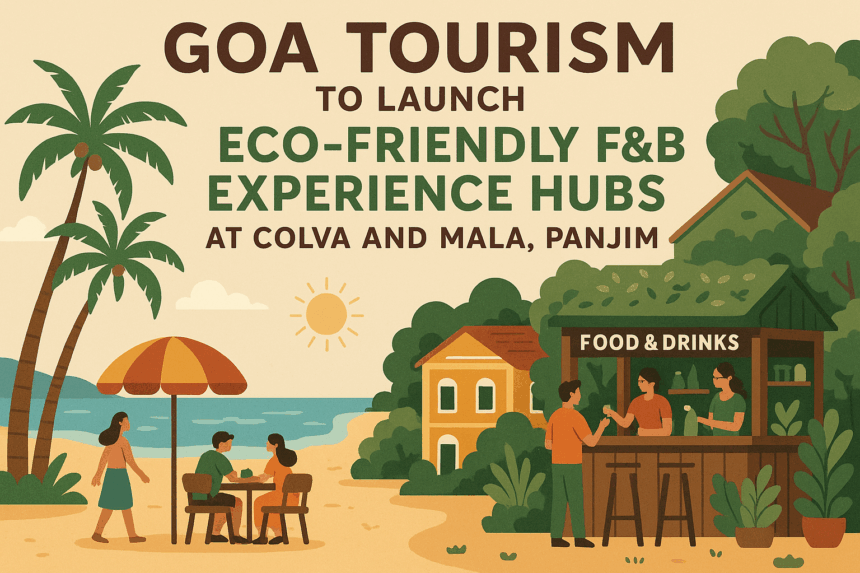 Goa Tourism to Launch Eco-Friendly F&B Experience Hubs at Colva and Mala, Panjim 1 20251111 1238 Goa Eco Friendly FB Hubs simple compose 01k9rvsygqfx3thz0aet1gpa68 1