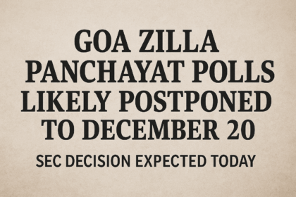 20251118 1247 Goa Polls Delayed simple compose 01kaax4e74erdavy1dm878vkqd