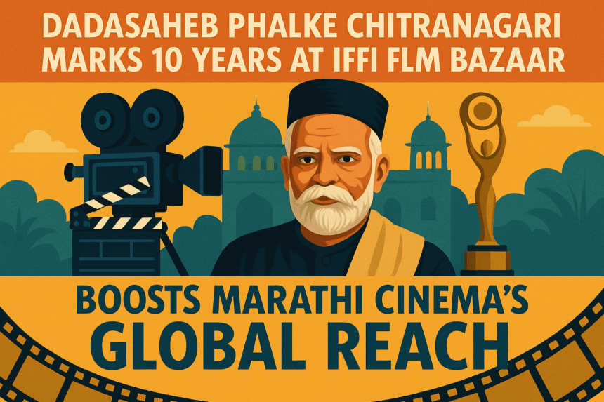 Dadasaheb Phalke Chitranagari Marks 10 Years at IFFI Film Bazaar, Boosts Marathi Cinema’s Global Reach 1 20251122 1252 Chitranagari Celebrates a Decade simple compose 01kan6z0npfxn98jpn5ga8yt3y 2